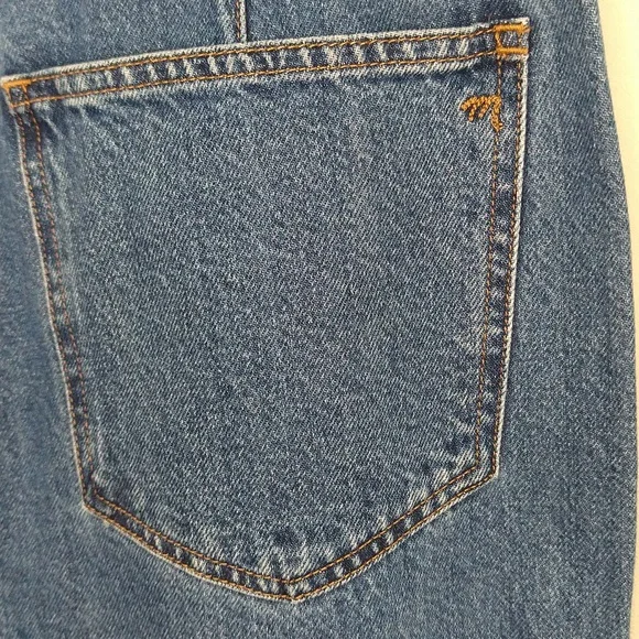 NWT Madewell Superwide-Leg High Waisted Button Fly Jeans Myler Wash - Picture 16 of 17